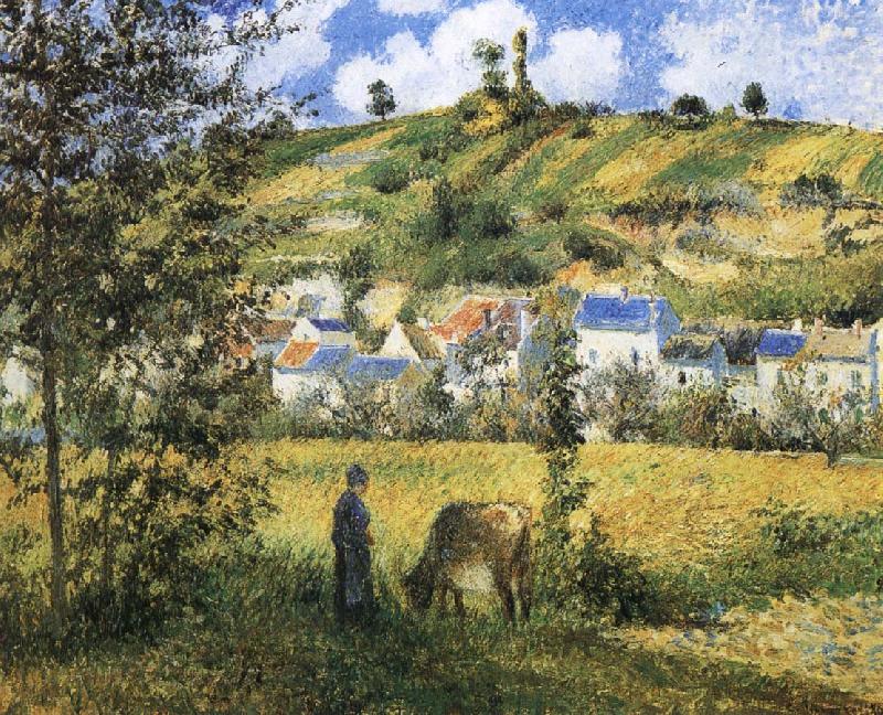 Camille Pissarro Summer scenery every watt oil painting picture